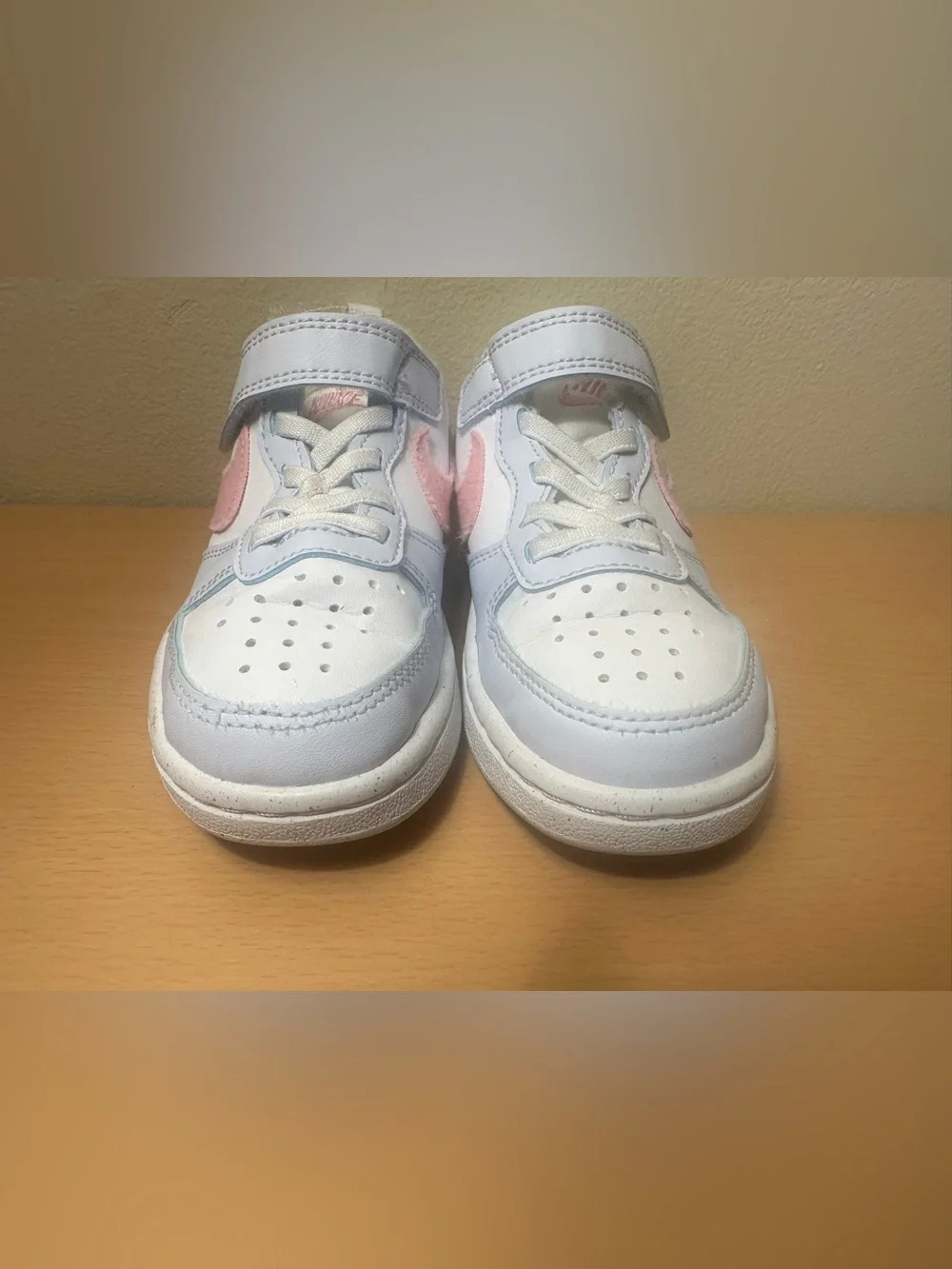 Nike Court Borough Low Essential White Rising Pink Shoes Size 11C